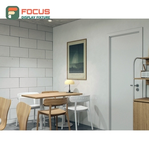 Contemporary Cafe Service Counter Laminate Wood Finish Barista Service Zone Roastery Service Counter - Product Image 4