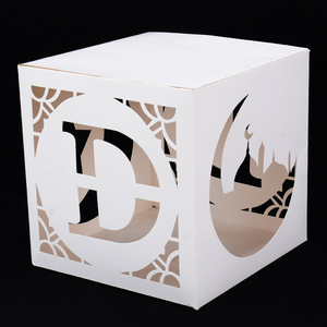Caja transparente para decoración del Festival Ramadán musulmán, productos <span class=keywords><strong>de</strong></span> papel <span class=keywords><strong>de</strong></span> decoración, accesorios <span class=keywords><strong>de</strong></span> arreglo, decoración <span class=keywords><strong>de</strong></span> ambiente para fiesta - Product Image 5