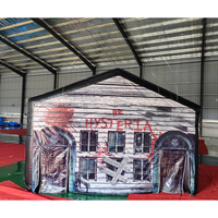 Décoration d'Halloween pour l'extérieur, labyrinthe gonflable géant pour enfants