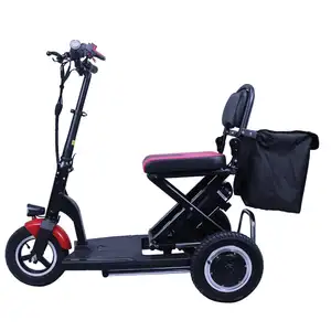 3 Wheel Foldable Cheap Mobility Adult Kick Moped E Scooter Handicapped Scooters Electric Tricycles For Sale
