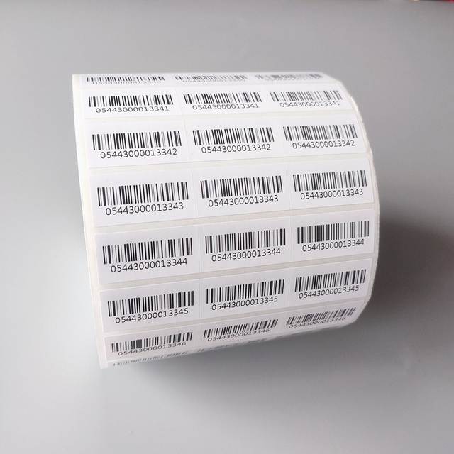 Custom Variable Data Printing Adhesive Paper Labels with Consecutive Serial Number QR Code Barcode Stickers