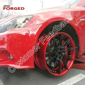 โรงงานกวางโจว JOVA ผลิตล้ออะลูมิเนียมแบบสั่งทำ 2 ชิ้น ขนาด 18-24 นิ้ว 5x114.3 สภาพใหม่ 35 มม./30 มม./40 มม. 100 มม. แบบหลายก้าน - Product Image 5