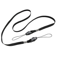 Sangles de caméra en métal de 7 mm, boucle double détachable, sangle de cou anti-perte, style utilitaire professionnel pour appareil photo et téléphone