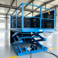 Plateforme élévatrice à ciseaux électrique fixe en acier inoxydable 1000 kg, vente directe usine