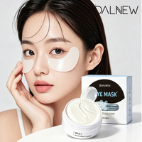 Masque Gel Hydrogel OEM au Lait pour les Yeux, Réduit les Rides, Nourrit, Hydrate, Anti-Cernes et Anti-Poches sous les Yeux