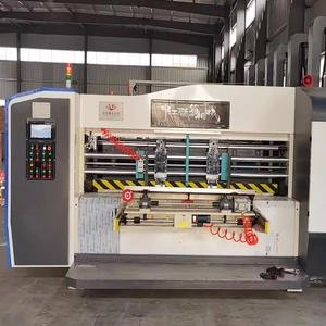 自動4色高速印刷ダイカッティングマシンカートンスロッティングカートンファクトリーマシン用の新しい工場設備 - Product Image 3