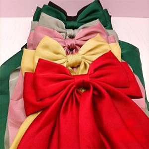 Il più venduto di nuovo Design setoso in raso fermaglio per capelli lunga coda fiocchi Clip per ragazze donne grandi forcina per capelli - Product Image 2