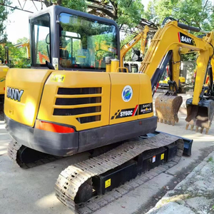รถขุดมือสอง SANY SY60C ของแท้ เครื่องยนต์ทรงพลัง สภาพ 90% ยี่ห้อจีน แบบตีนตะขาบ พร้อมเครื่องปรับอากาศ - Product Image 2