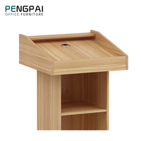 Meubles commerciaux Bureau de conférence en mélamine Table de conférence en bois haute pour conférence