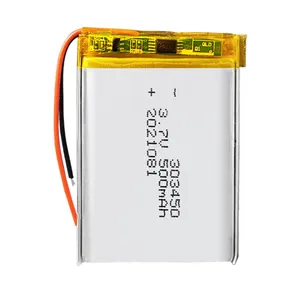 リチウムポリマーバッテリー502035リポ充電式バッテリー3.7v 7.4vリチウムポリマーバッテリー500mah 1000mah 503450卸売