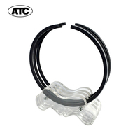 Segment de piston ATC 4D33 pour moteur Mitsubishi 4 cylindres. Diamètre du cylindre : 108 mm. Bague d'étanchéité ME996378 ME999871 ME016895 ME18280 MD322783