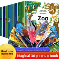 Petit secret caché : Livre d'images 3D pop-up pour enfants, couverture rigide, scènes à déplier, pop-ups à construire