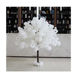 4ft 5ft 6ft Artificial Fake Wishing White Flower Tabletop Fake Table Centerpiece Cherry Blossom Tree For Wedding Table Decor