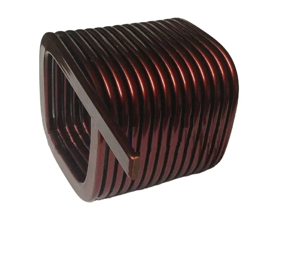 Alambre de cobre rectangular esmaltado, alambre plano de aluminio esmaltado, alambre de cobre recubierto de esmalte