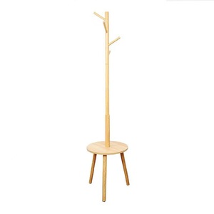 Youhui Solid Wood Coat Rack Floor <b>Standing</b> Multi Functional For Bedroom Living Room Home Use - Product Image 5