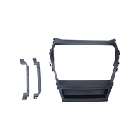 Bingkai Radio Mobil Layar 9 Inci untuk Hyundai SANTAFE IX45 2013-2018, Adaptor Pemasangan Dasbor, Bezel Instalasi