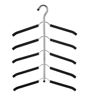 Customize Saving Room Metal Foam Hanger Non Slip Color Coat Garment Metal Hangers For Store