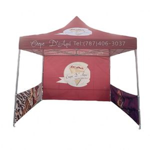 Tenda Pieghevole per Eventi Esterni e Fiere 10x10ft, Gazebo Pubblicitario 20x10ft, Design Professionale OEM Gratuito - Product Image 1