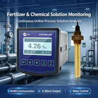 Analyseur de salinité en ligne à montage sur panneau, mesure personnalisée, testeur de salinité de l'eau pour solutions industrielles