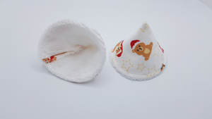 Ensemble de pipi tipi Noël animaux lunes hérissons gris renard feuillage-personnalisé Choicepee bouclier et pipi cône protecteur serviettes - Product Image 3