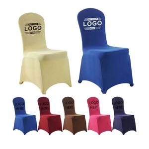 Housse de chaise de fête en spandex colorée au design populaire, couleurs, tailles et styles personnalisables - Product Image 1