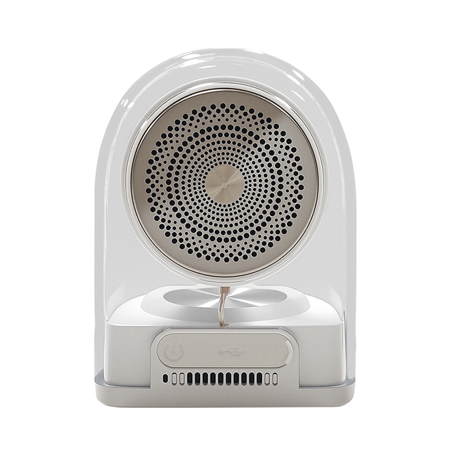 Transparent Wireless Speaker with LED Vibe Lights Strong Magnet on the Bottom Drop-proof Dust-proof Mini Speaker