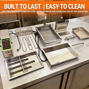 Precio especial Mini Donut Making Reduce el tiempo de servicio <span class=keywords><strong>Inblan</strong></span> Churro Maker 220V Máquina de decoración de donas - Product Image 4