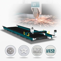 Machine de découpe laser CNC grand format LX13025LC pour la découpe de tôles en acier inoxydable