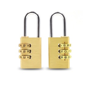 Candado de Latón de Alta Seguridad con Código de 3 Dígitos y Combinación, Característica de Seguridad Económica del Fabricante - Product Image 1