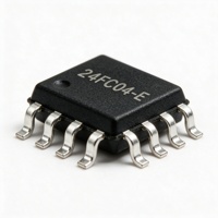 Komponen Elektronik Original 24FC04-E 4Kbit I2C Serial EEPROM SOIC-8 Layanan BOM Guangdong