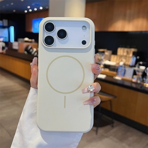 Funda de Silicona Magnética de Alta Calidad para iPhone 14 15 16 17 Air Pro 12 11 Max 13, Funda de Silicona con Magnético - Product Image 5