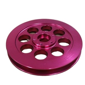 Poulie sur mesure en aluminium anodisé dur - Product Image 1