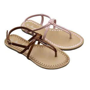 2024 Summer New Art Craft Shoes Flat Sandals Casual Women's Shoes Outdoor Beach Sandal Fashion Flip Flops Ladies Slides Slippers