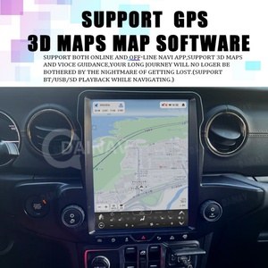 Para Jeep Wrangler JL 2018 2019 2020 2021 2022 2023, Reproductor de Navegación GPS con Pantalla Vertical Android de 12.1 Pulgadas y Carplay Inalámbrico - Product Image 5