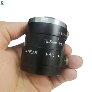 Objectif de caméra industrielle, longueur focale 12,5 mm, monture C pour capteur CCD 1 pouce, système de vision industrielle, imagerie optique haute résolution E - Product Image 1