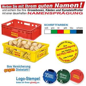 Leitfähiger stapelbehälter, 2 griffleisten, lxbxh 600x400x120มม., 22ลิตร, Schwarz - Product Image 5