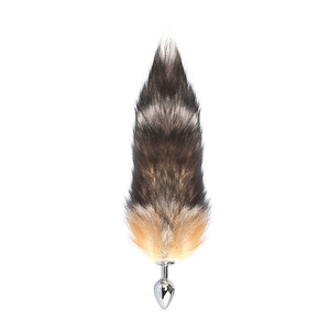 Jouet <span class=keywords><strong>anal</strong></span> en fourrure réaliste avec petit bouchon métallique, couleurs mélangées, jouets sexuels pour femmes, Juguetes Sexuales <span class=keywords><strong>Anal</strong></span> - Product Image 1