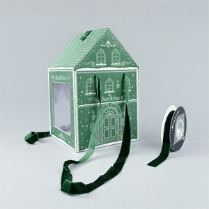 Boîte carrée rigide auto-élevante en papier écologique de luxe pour emballage alimentaire et cadeaux de Noël - Product Image 5
