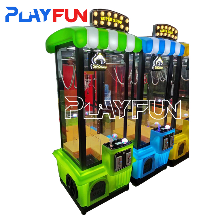 Новинка, Лидер продаж, игровой мини-кран Playfun super shop, игровой захват с монетами