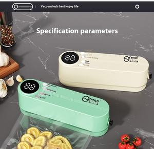 Tragbare Mini-Vakuum ier maschine Handheld mit Haken Automatische Qualität USB/Batterie betriebene Haushalts garage Auto Verwendung aus Kunststoff - Product Image 3