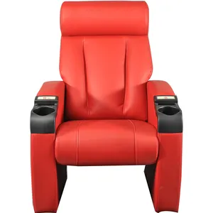 High End Custom Leather Movie Theater Seat Cinema Chair Sofa For Theater