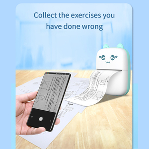 Mini stampante Wireless per <span class=keywords><strong>Computer</strong></span> stampante termica per stampa di etichette fotografiche per ufficio scolastico con stampante per etichette - Product Image 2