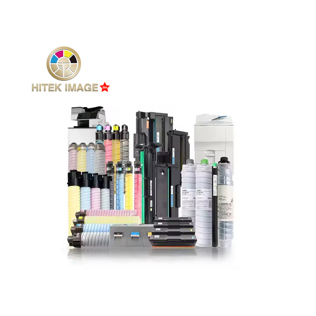 HiTek Compatible Ricoh Toner Cartridge Chip Powder OPC Drum Unit Copier Machine Printer Fuser Spare Parts Photocopier