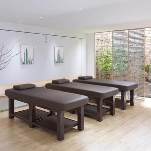 Spa Shop Möbel Moderne Holzrahmen Körper Tragbare Gesichts behandlung Beauty Salon Klapp <span class=keywords><strong>massage</strong></span> bett mit Lagers chrank - Product Image 4