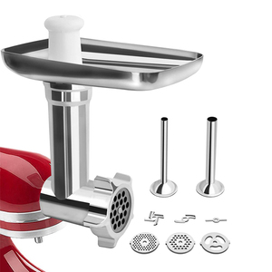 Batidoras de pie Piezas de repuesto Picadora de carne con relleno de salchichas Cuchilla de placas de molienda-para uso doméstico en la cocina - Product Image 3