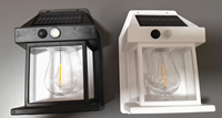 Lampe Murale Activée par Détecteur de Mouvement Moderne Étanche à Haute Lumen Extérieur, Applique Murale Solaire LED de Jardin
