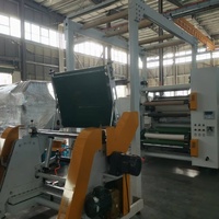 Machine multifonctionnelle de fabrication de revêtements adhésifs thermofusibles pour étiquettes auto-adhésives, papier coucheuse et plastifieuse d'autocollants