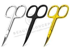 Ciseaux à cuticules de qualité supérieure, grand format, style boucle pour les doigts, avec pointe en forme de tour, coupe précise pour manucure et pédicure, ciseaux de manucure - Product Image 2