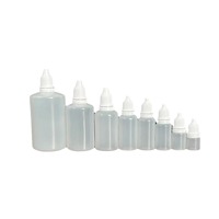 Flacon distributeur de pigments cosmétiques Petit compte-gouttes d'encre en plastique avec base en PP Capacité de 3ml 5ml 10ml 15ml 20ml 30ml 50ml 100ml