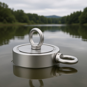 Kit de imanes de pesca con fuerza de tracción de 1700 libras, de doble cara, de acero inoxidable, para aventuras al aire libre - Product Image 2